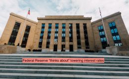 Federal Reserve "thinks about" lowering rates.